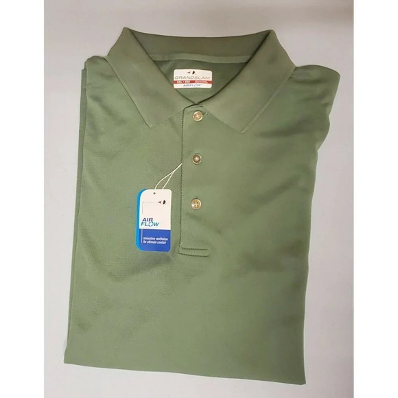 Grand Slam Air Flow Short Sleeve Polo Golf Men - Picture 1 of 9